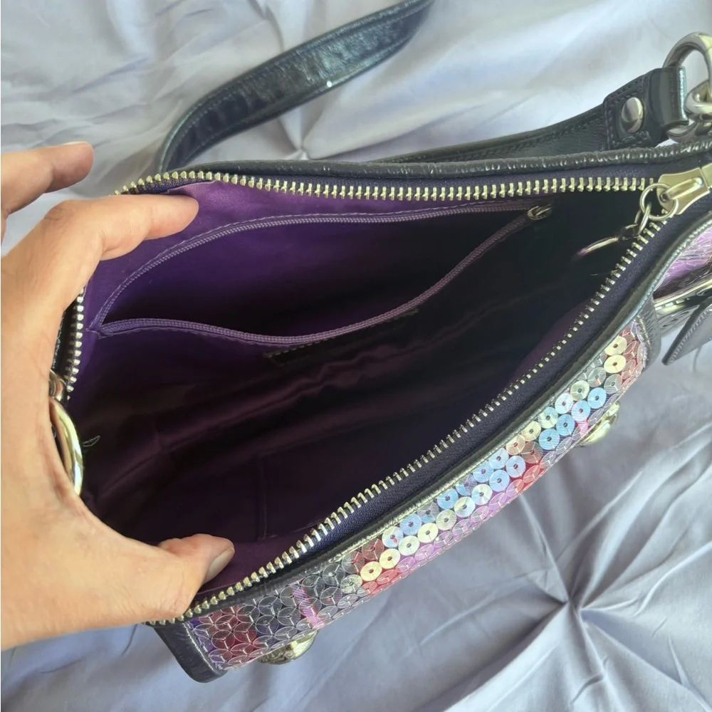 Coach Poppy Sequin Tartan Groovy